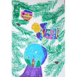 Конкурс детского рисунка `Самый лучший Новый Год!`